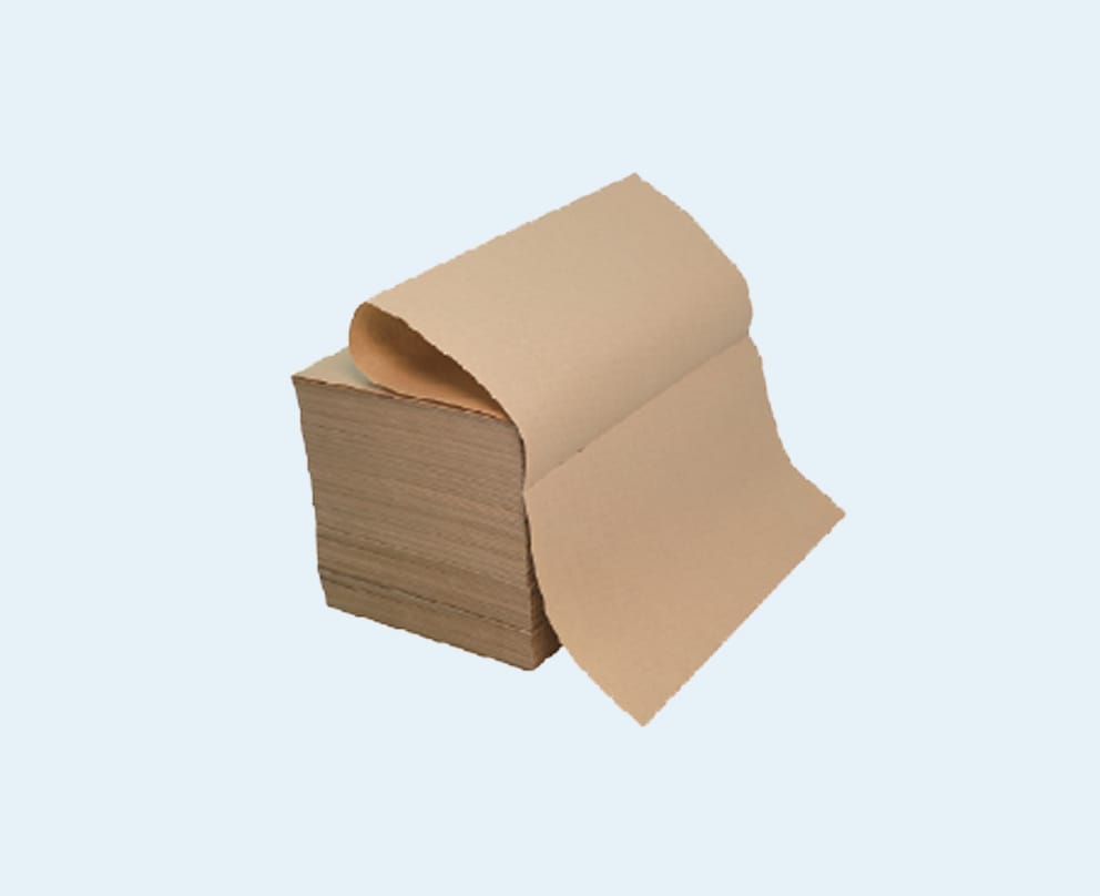 Z fold Paper Cushion